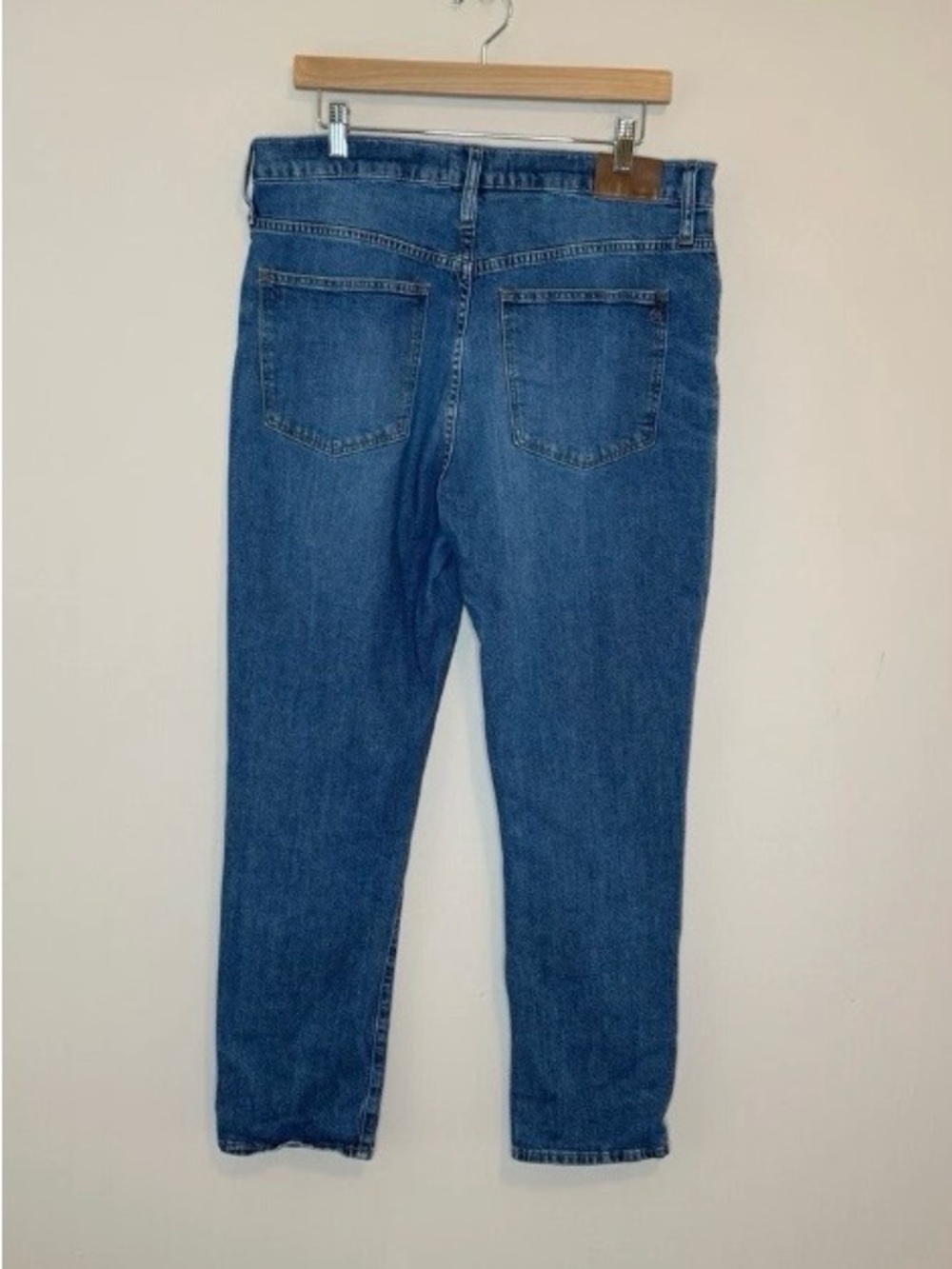 Madewell Cropped High-Rise Jeans - Medium Blue